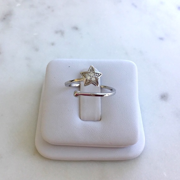 Sale $15 Firm! .925 Sterling Silver Cz Star Ring - Picture 11 of 16